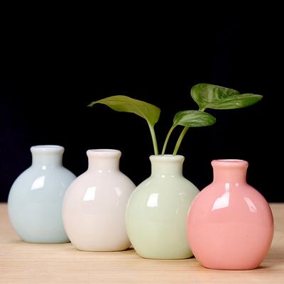 1 pièce Mini vase à fleurs en céramique Décoration de jardin Pot de fleurs mignon Pot de fleurs Vase de bureau Pot de bonsaï pour la maison et le bureau