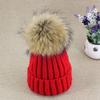 Adult Acrylic Knit Hat With Plush Ball Winter Warmth For Autumn And Winter