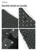 Women's Polka Dot A-Line Mini Skirt - Spring Hip Wrap Petite Hem