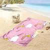Lisa Simpson Print Beach Towel, Large Soft Quick Dry Towel for Beach Camping Swimming
