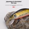 Red Tail Minnow Lure: 4.5g, 5.5cm, Floating Sound Beads, Red Eye.