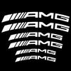 njrgz1 2025 New 6PCS Car Brake Caliper Stickers Heat Resistant Decoration Decals For Mercedes Benz AMG W203 W204 W205 W211 W212 W213 W2