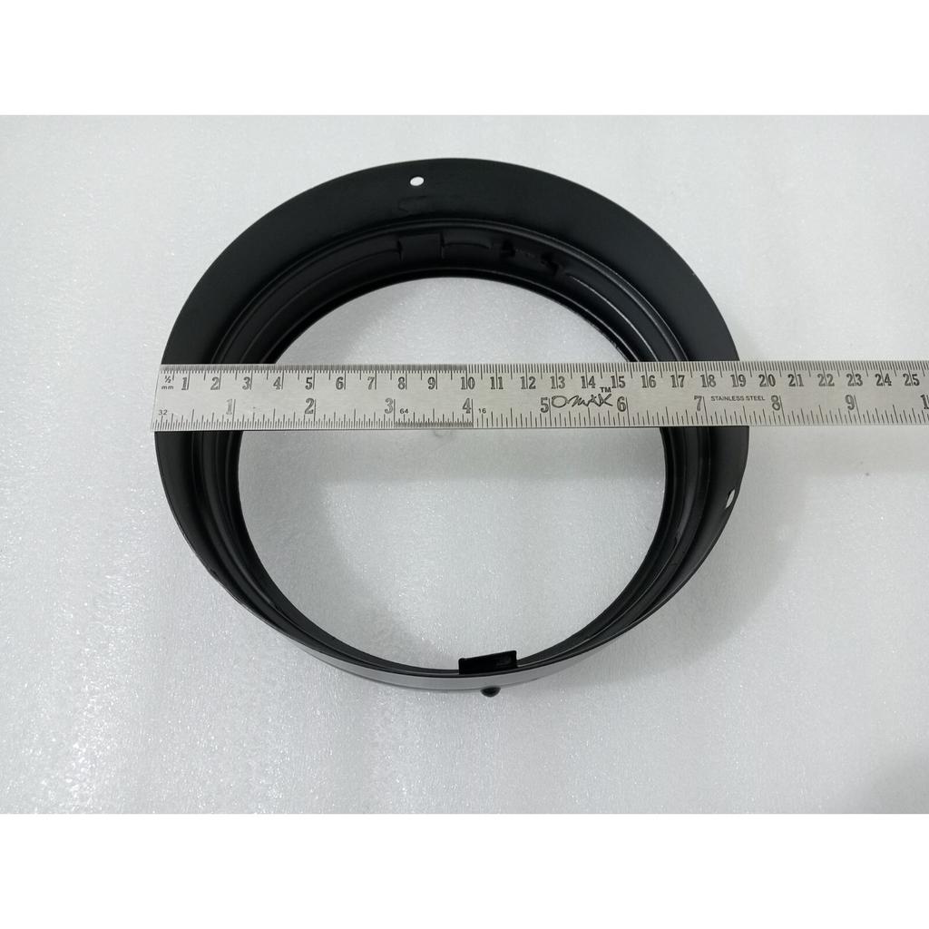 Royal Enfield Head Light Inner Outer Rim Black Steel |Fit For