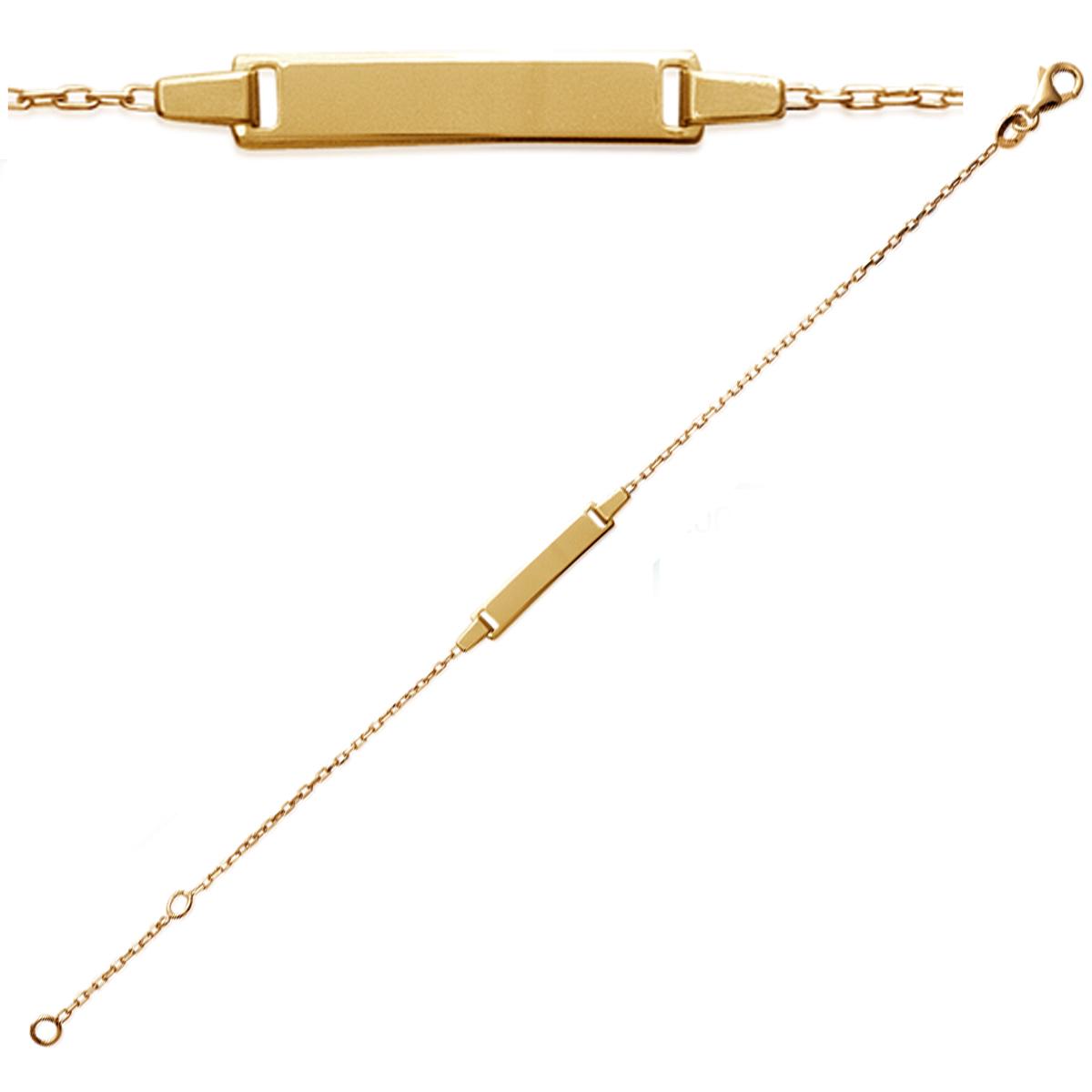 

Les Trésors De Lily [M7968] - Позолоченная бордюрная цепочка Bambino - 16 см 4 мм