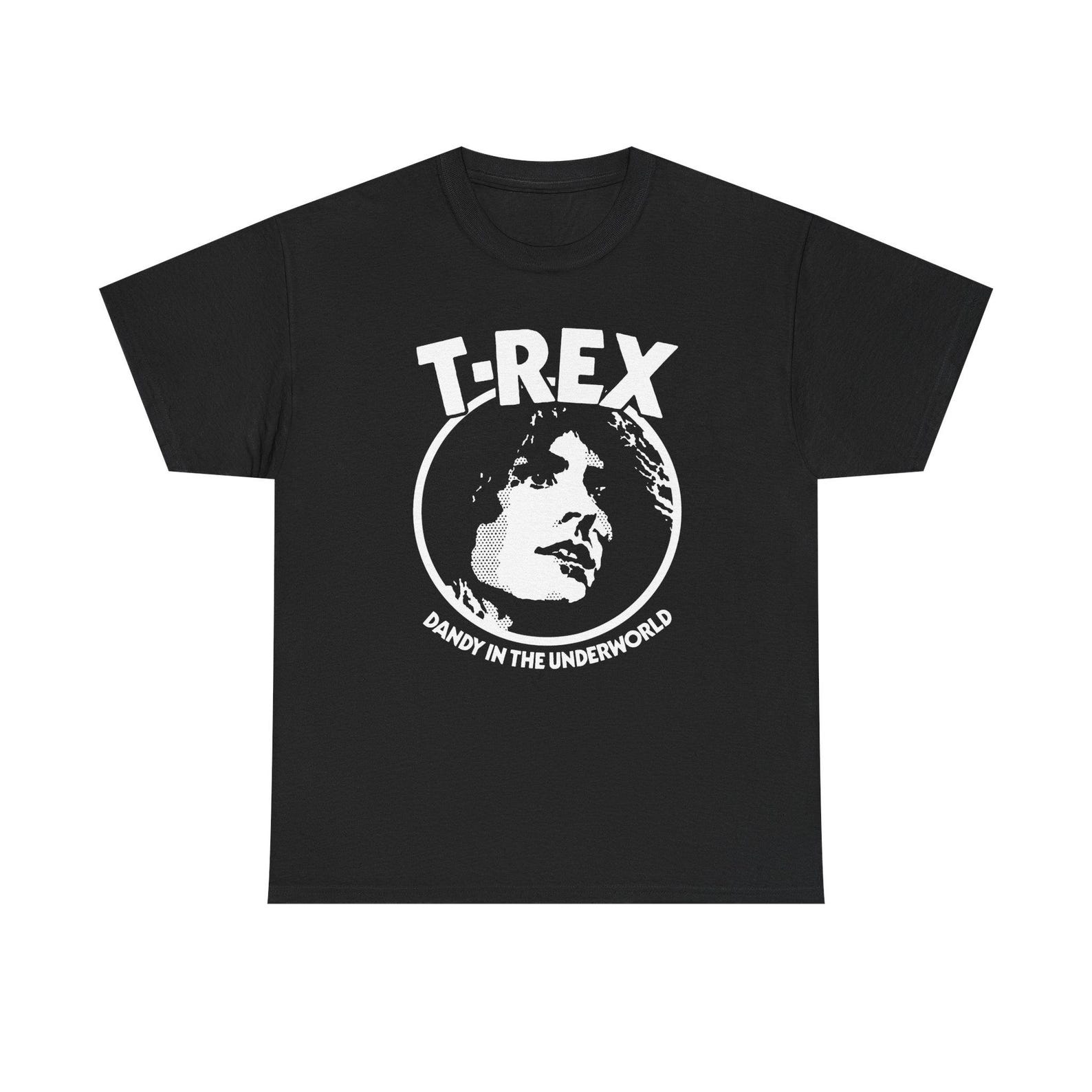 T Rex Dandy In The Underworld Shirt, Vintage Glam Rock Album Tee, 70s Marc Bolan Graphic T-Shirt, Classic Rock Fan Gift 2XL
