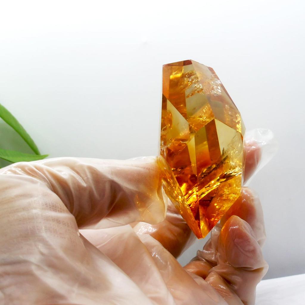Citrine Natural Quartz Carefully Approximately Weighing Approximately Feng Good Home New Gift [TANAKA YA] Crystal, Selected, High-Quality, 584832mm,