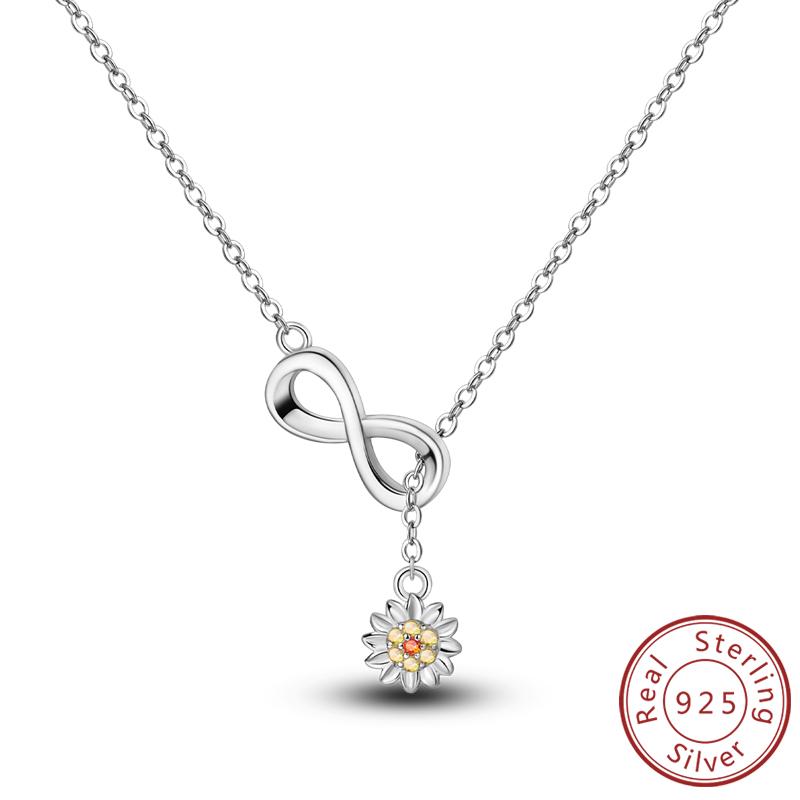 New Copper Necklaces Tulip Heart Sun Star Moon Bow Zircon Pendant Necklace For Women Fashion Jewelry Making Gifts