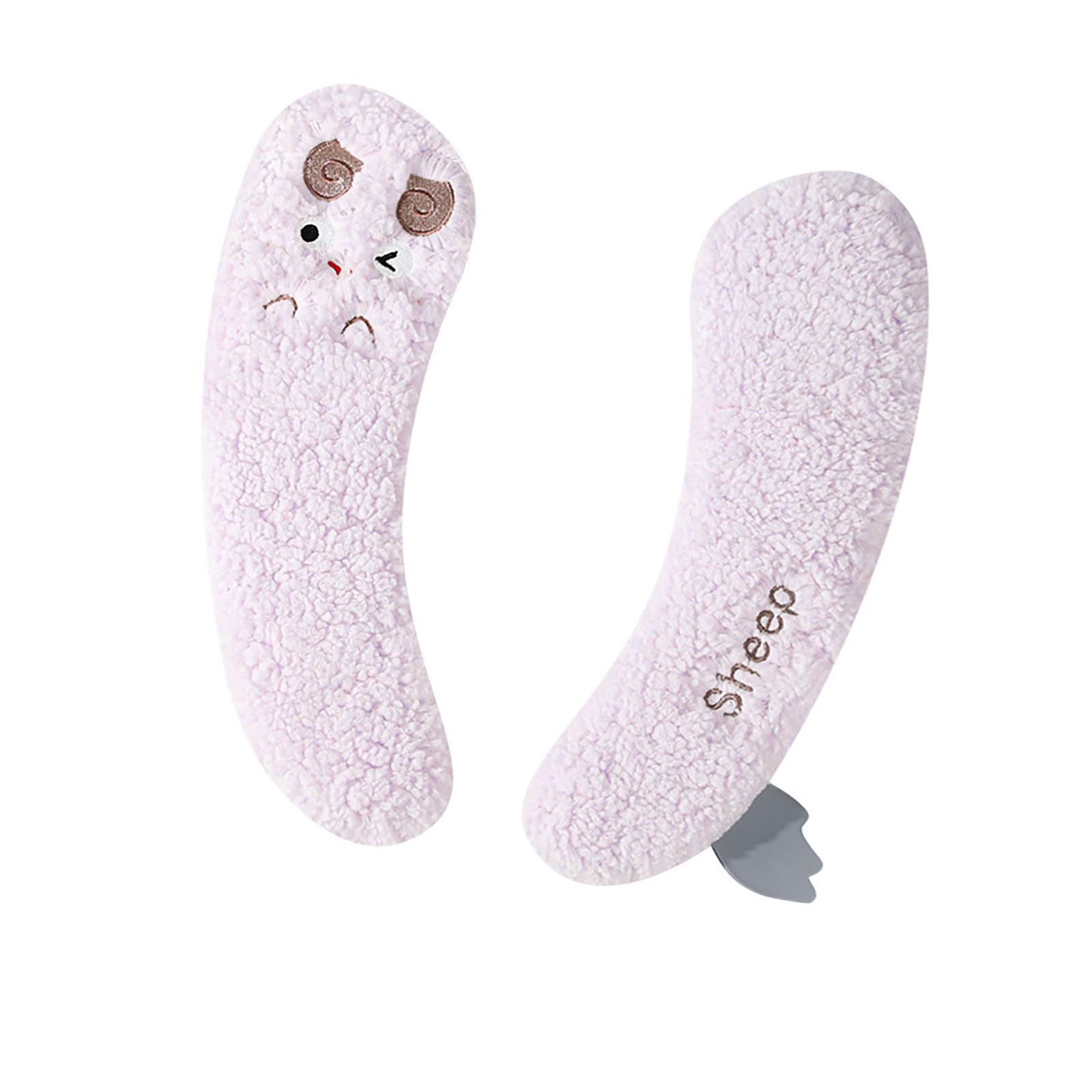 

Cute Cartoon Toilet Seat Cushion Plush Seats Cushion for Warmth and Comfort for Family Guest Room Bathrooms Use фиолетовый