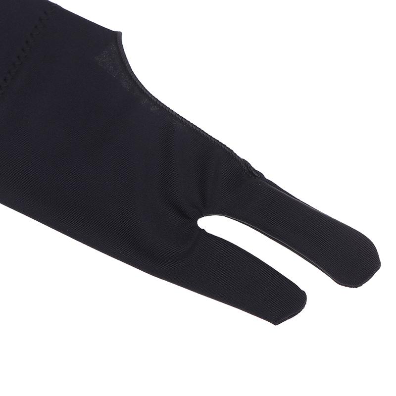 1Pc Artist Glove 2-Fingers Drawing Graphic Tablet Smudge Anti-Fouling Gloves