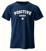 Summer Unisexs Pure Cotton Shortsleeved Positive Energy Tshirt Fashionable Urban Streetwear Creating A Stylish Summer Look
