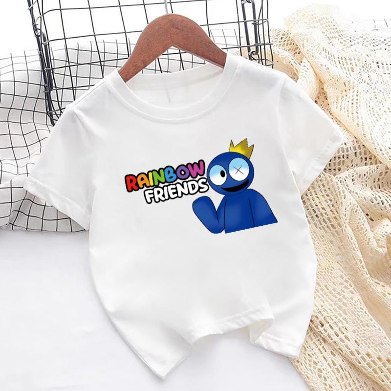 Girls Boys Clothes Children Short Sleeve O-Neck T-shirts Game Print Cartoon Kids T Shirt Girls Summer Tops Casual