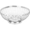 Countertop Fruit Bowl, Stainless Steel Countertop Fruit Basket Metal Wire Fruit Storage Basket for Vegetable Snacks Bread (L)