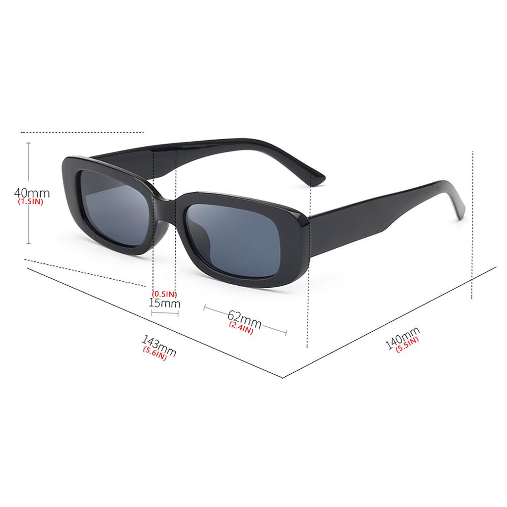 Rectangle Sunglasses For Women Retro Glasses, UV  Sunglasses, UV400