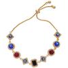 Exquisites geometrisches Blumenarmband mit Zirkonia - Eleganter und modischer Schmuck für Damen
