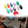 10Pcs Universal Fader Buttons Replacement High Strength Plastic Replacement Knobs Mixer Fader Caps For Music Equipment