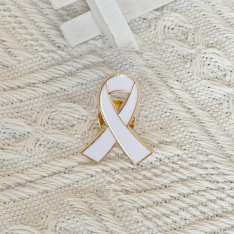 1/5/10 stk Sort Hvid Bånd Broche Begravelser Mindesmærke Pin Til Kvinde Mænd Metal Bånd Sørgebadge Jakkesæt Kjole Skjorte Tilbehør