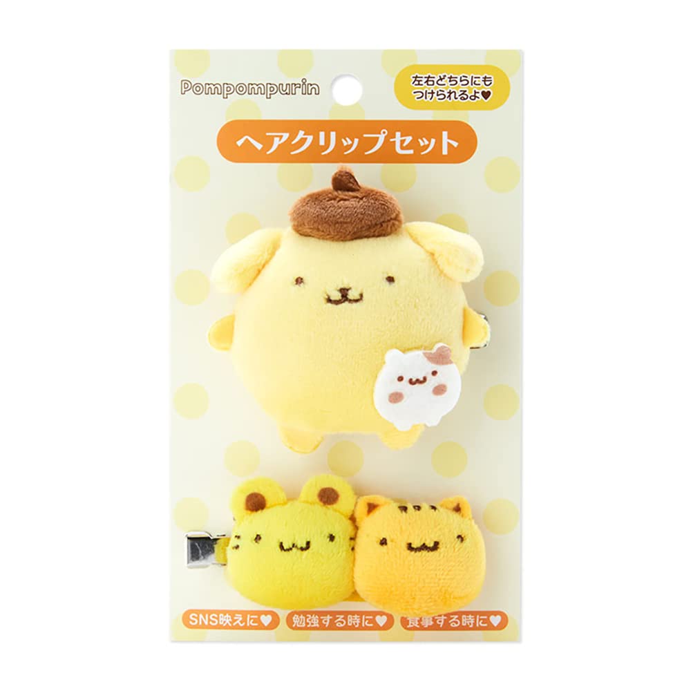 

Набор заколок для волос в форме персонажа Sanrio Pompompurin (круглый) 738379