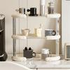 Plastic Cup Organizers Rack for Desk Practical Desk Cup Storage Rack Multi Layer Rack for Students and Professionals