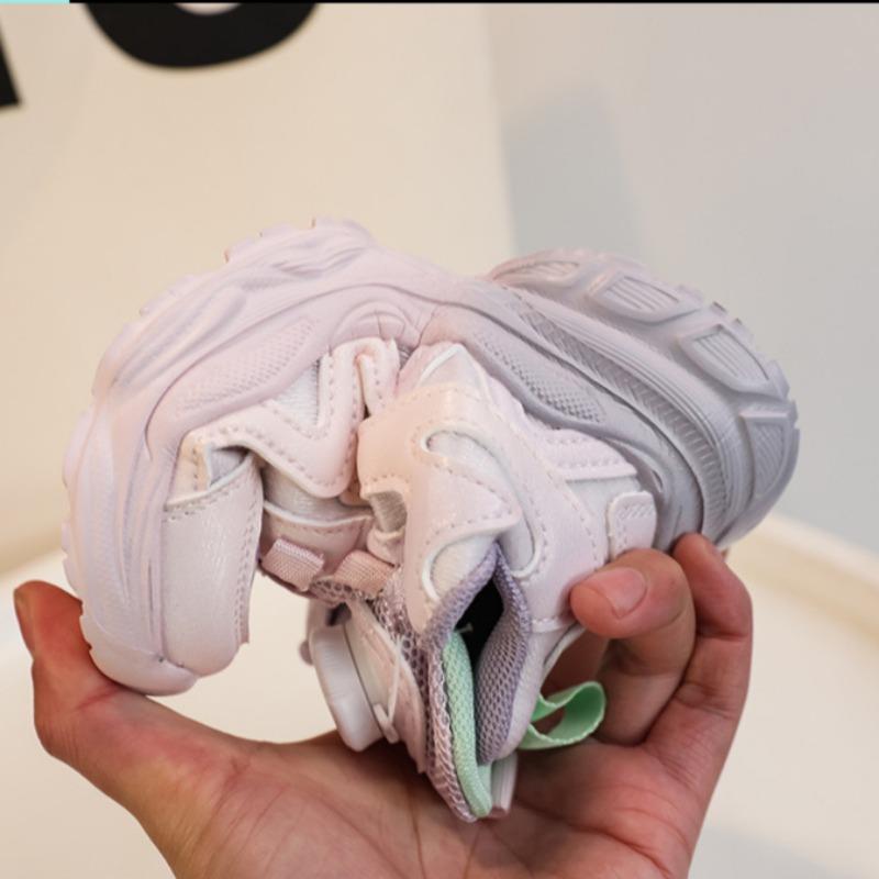 WARRIOR Girls Sports Shoes Spring and Autumn New Princess Casual Shoes Children's Running Shoes