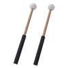 Percussion Mallets Drum Sticks Instrument for w/ Rubber for Head Hand Grip Mallet for Glockenspiel Chimes Music Accompan