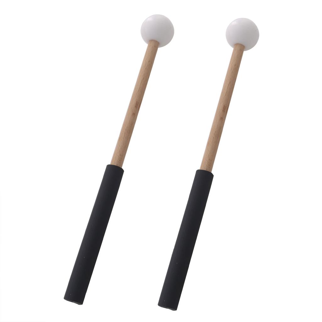 Percussion Mallets Drum Sticks Instrument for w/ Rubber for Head Hand Grip Mallet for Glockenspiel Chimes Music Accompan