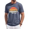 Runcati Mens Short Sleeve T-Shirts Casual Graphic Tees Summer Beach Tops | Printed, Crewneck, Hawaiian, Vintage Shirt