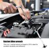 Twin Ended Ratchet Wrench Hardware Tools With Ergonomic Handle Socket Wrenches Effective Strong And Stable Ratchet For Machinery