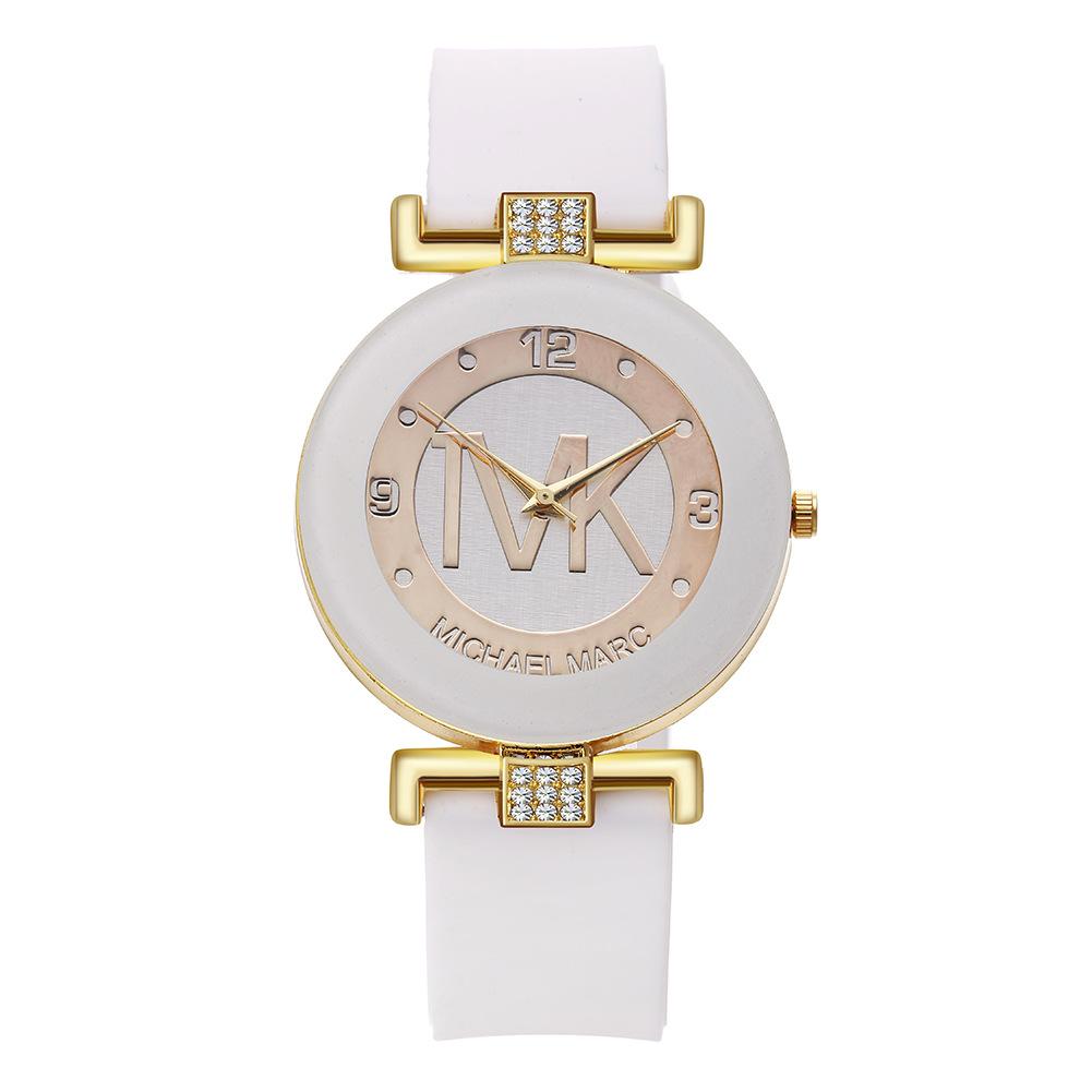 New Fashion Simple Women Watches Black White Quartz Watch Minimalist Design Silicone Strap Wristwatches Men Women Creative Watch