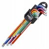 Neo Klucze Torx T10-50, Zestaw 9 Szt., Kolorowe