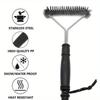 BBQ Grill Barbecue Kit Portable Anti Rust Brush Clean Accessories Non Stick Cleaning Brushes Barbecue Wire Brush Cooking Tools