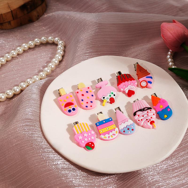 Summer Fairy Ice Cream Hairpin, Fresh And Sweet Wind Fruit Hair Accessories Cute Temperament Christmas Headgear