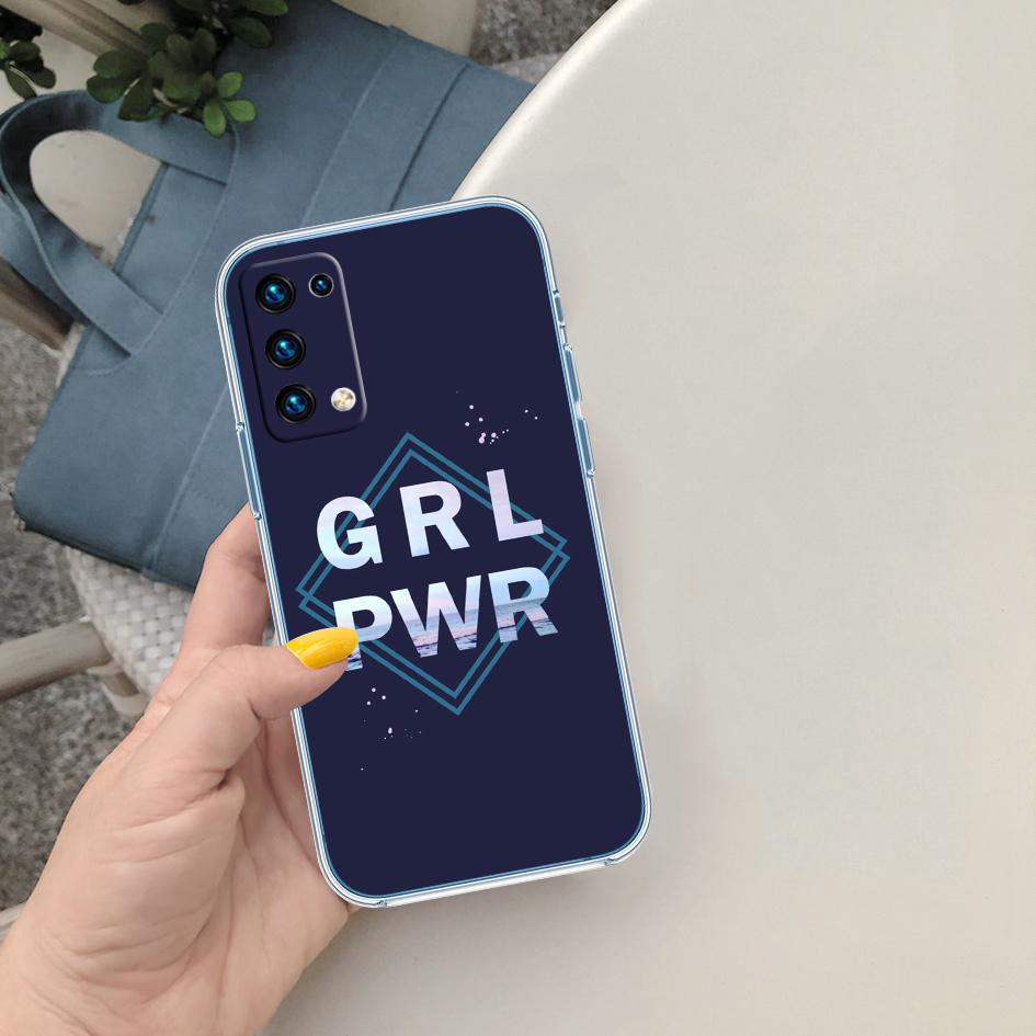 PP38 Girl Power Fight Soft Shell Transparent Phone Case for Samsung Galaxy A04 A04S A14 A23 A34 A54 M23 M33 M52 M53