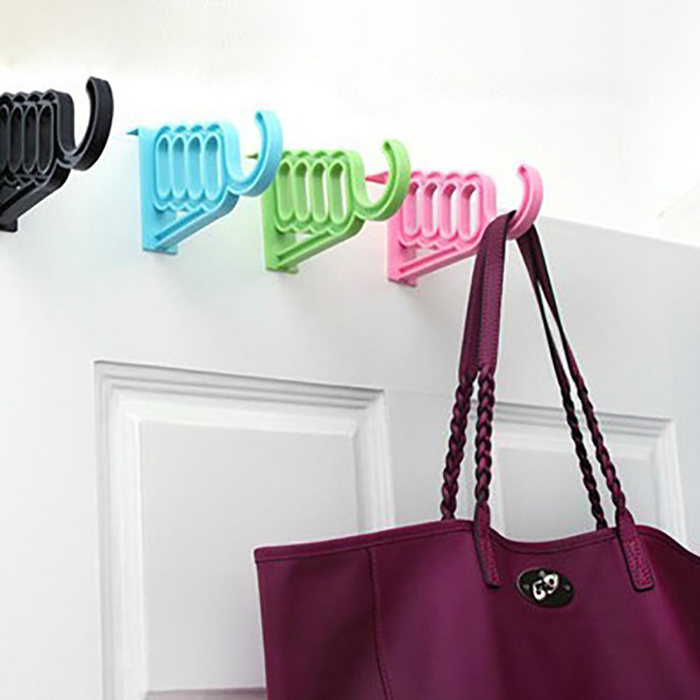 Home Wall Hanging Hook Rack Over Door Hat Clothes Holder Hanger Bathroom Bedroom KTY