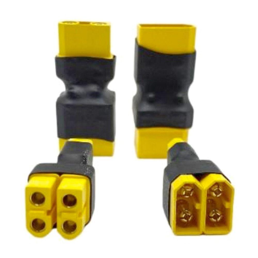 XT90 EC3 Airplane Battery Revolving Female Connector to Banana Head for 2pcs Welding Accessories