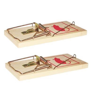 2 Stück Holz Mehrzweck Fliegenklatsche Für Einfache Und Bequeme Ultraschall Mäuse Und Ratten Mausefalle