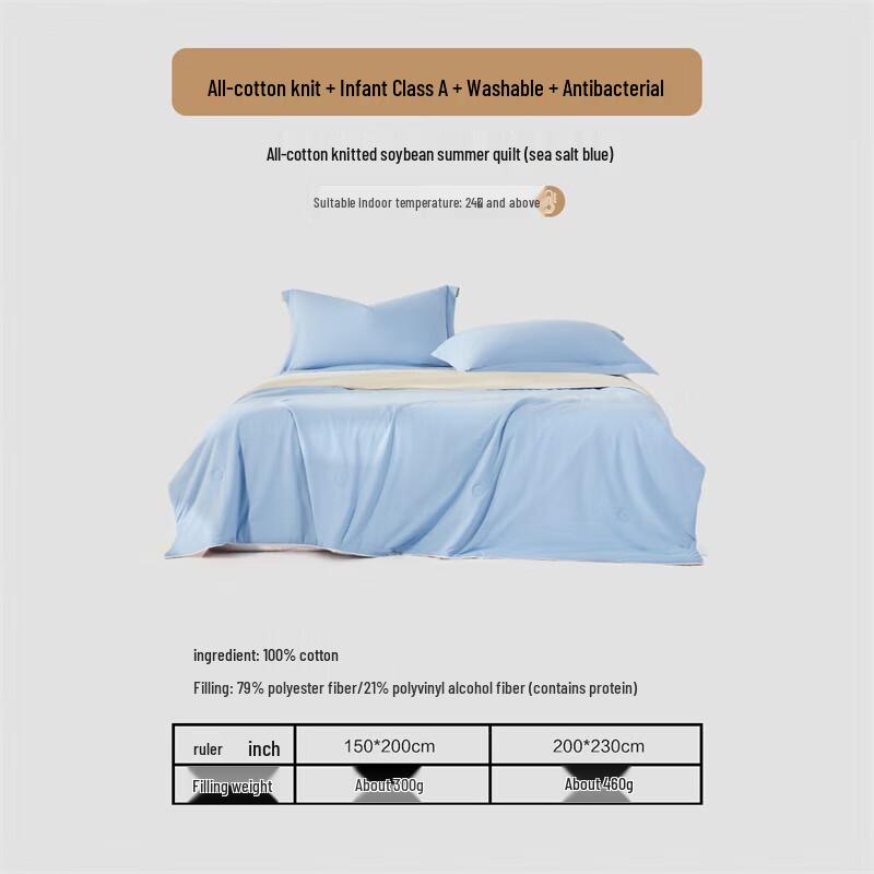 

Mercury Home Textiles Summer Knitted Cooling Comforter