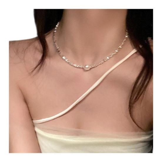 Women Faux Pearl Choker Beaded Choker Elegant Necklace Dainty Retro Necklace Gift for Wife Girlfriend Daily Wear Party Date Jewelry