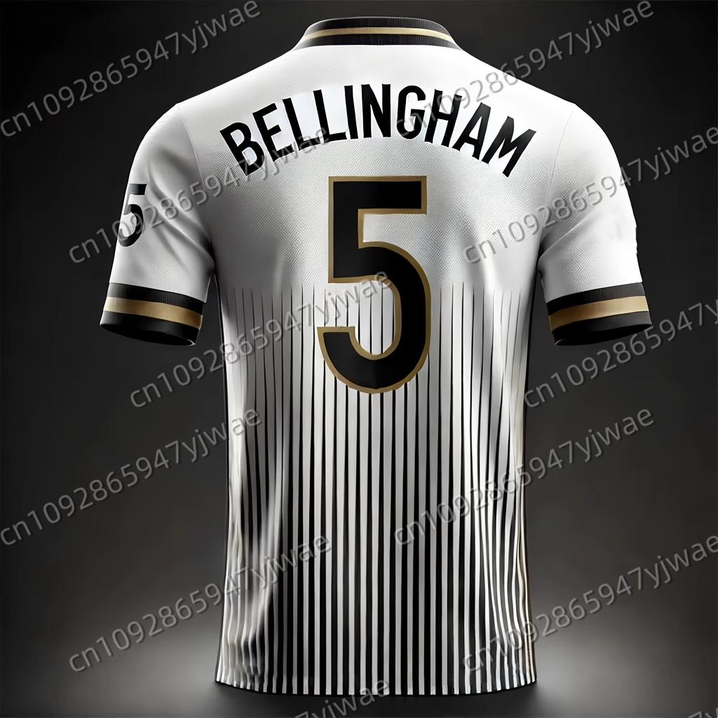 Letný Nový Futbalový Dres 3D Potlač Bellingham Chlapčenské Futbalové Tréningové Oblečenie Pánske Športové Priedušné Krátke Rukávy Vrchné Časti