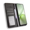 For vivo Y400 5G/vivo Y400 4G Leather Case Wallet Stand Retro Texture Phone Cover
