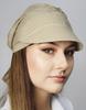 Beżowa Chusta Tess Z Daszkiem 269 Turban Bez Wzoru Także Po Chemioterapii