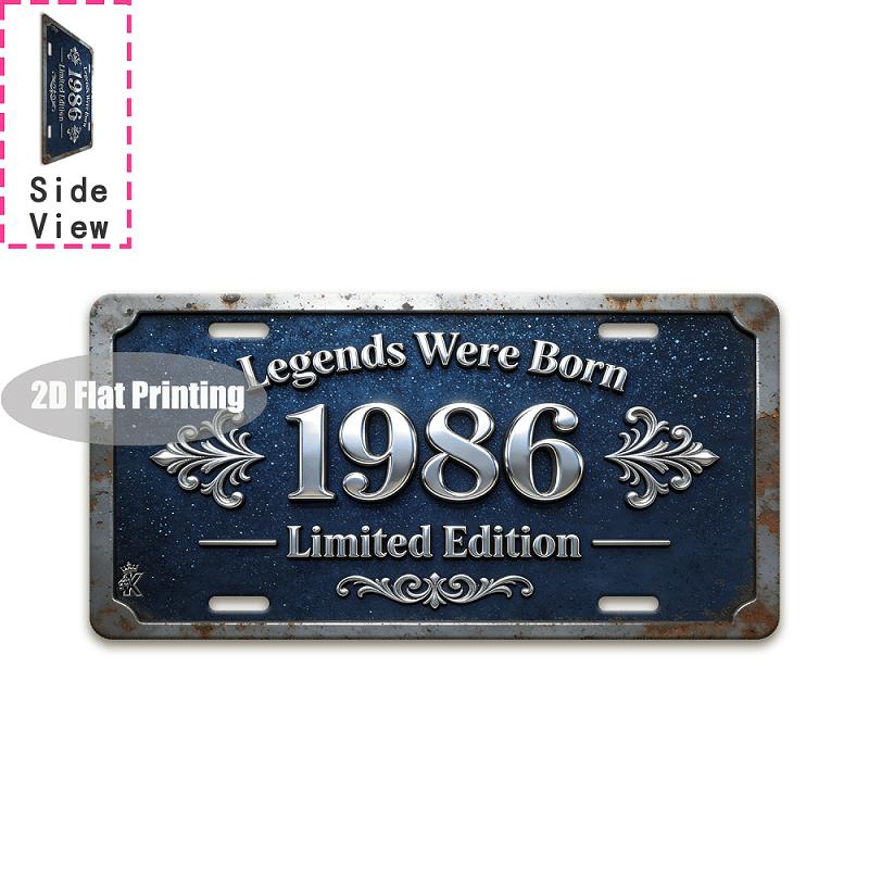 Tin Sign  Vintage Durable Metal Plaque Wall Decor Home Office Bar Man Cave City Coffee Toilet Year License Plate Wall Art