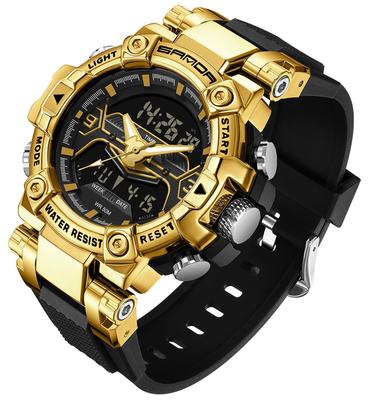 Findtime 2024 Watch Digital Watch Hand Clock Dual Time Analog Military Watch Stopwatch Alarm Waterproof Sports Watch Running Watch Luminous Backlight