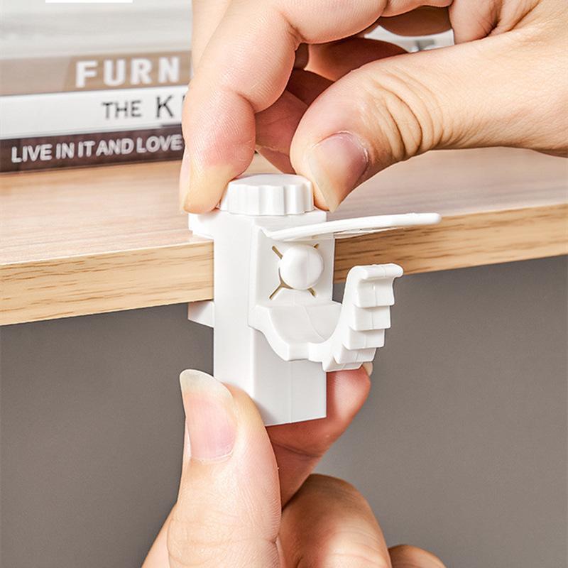 

Набор из 2 регулируемых подвесных клипс для штанги, клипса для подвешивания штанги для штор/штанги для душа, вешалка, держатель для телескопической штанги 2PCS белый