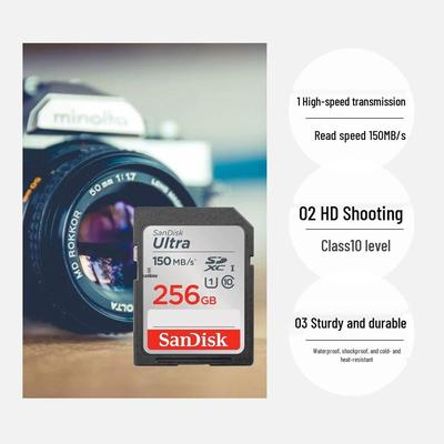 High-Speed SD Memory Card for Car Cameras: 16GB/32GB/64GB/128GB/256GB