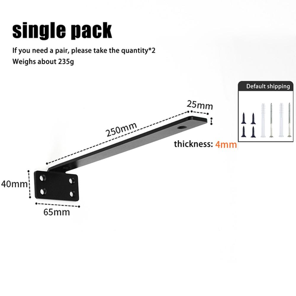 Thickened Floating Shelf Brackets Integrated Furniture Board Support Invisible L Bracke Home