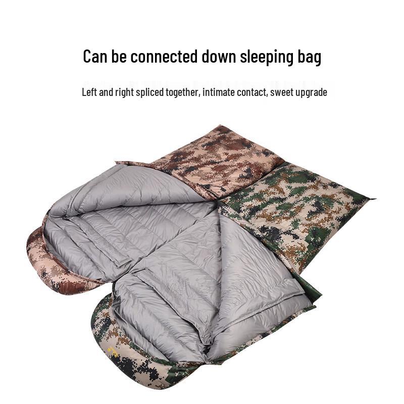 Birch Dive Tiger Adult Duck Down Envelope Sleeping Bag