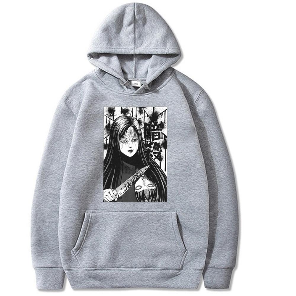 Japanese Comics Maruo Suehiro Hoodie Junji Ito Men's Hoodie Sweatshirt Men Women Fashion Design Pullover Fleece Hoodies
