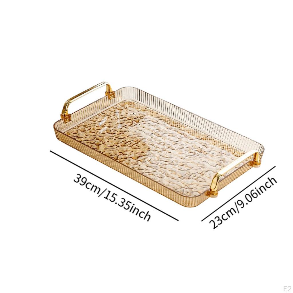 Serving Tray Tea Cups Storage Centerpiece Reusable Practical Food Fruits Snacks Organizer Candy Dish