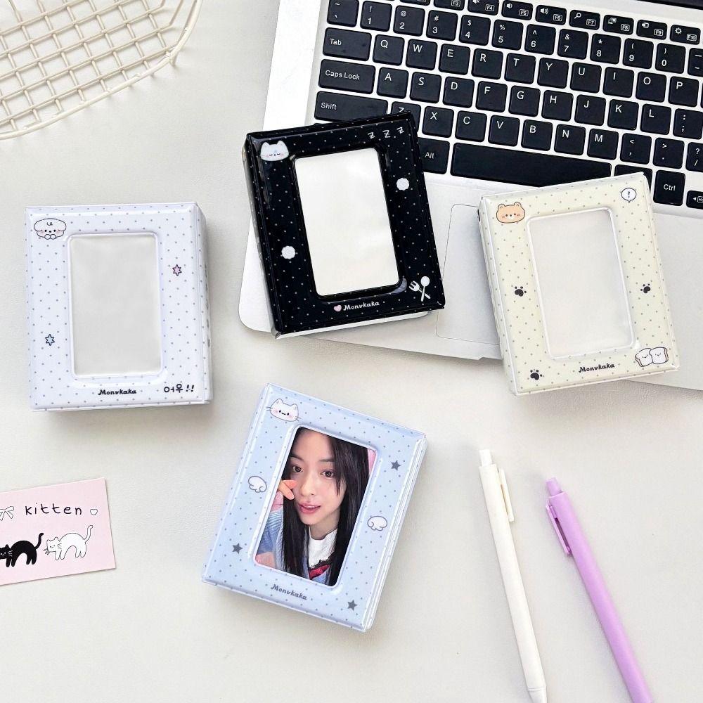 Cute PVC Photo Card Holder Polka Dots 40 Pockets Photocard Binder Photo Album