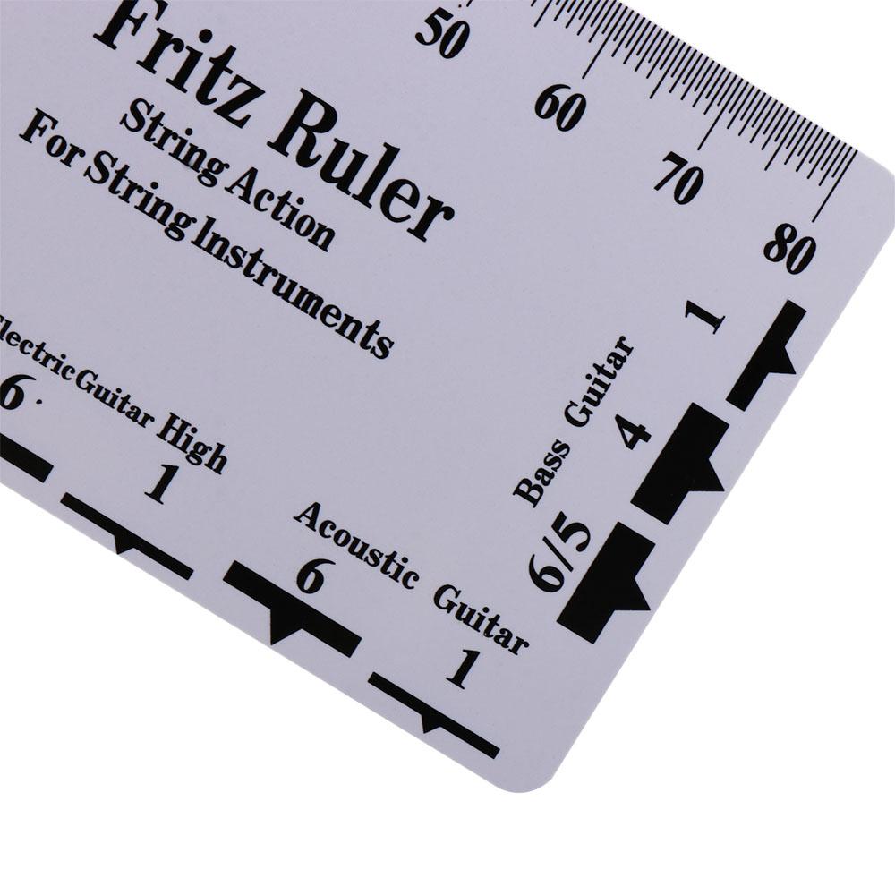 Measurement Guitar Ruler Luthier Tools Action Gauge Ruler String Pitch Ruler  Ukulele Bass